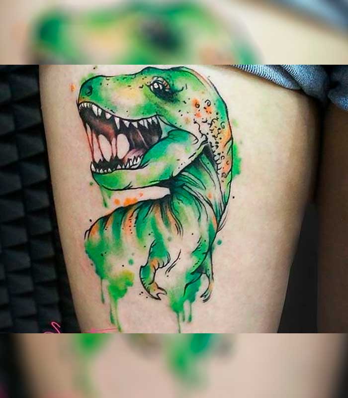 tattoos de dinosaurios para chicas