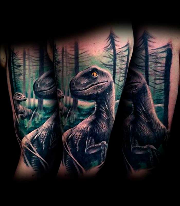 tattoos de dinosaurios para chicos
