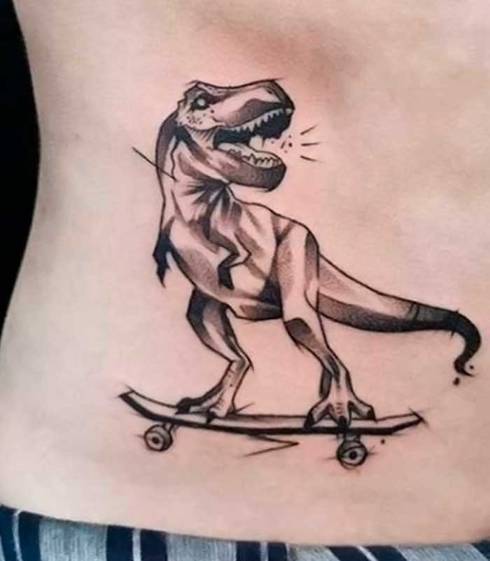 tattoos de dinosaurios para hombres