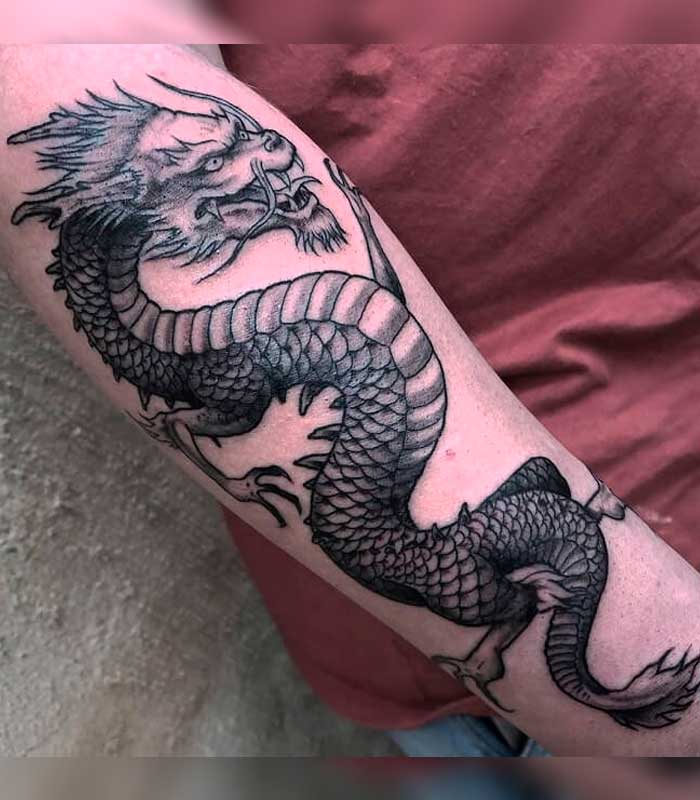 tattoos de dragones para caballeros
