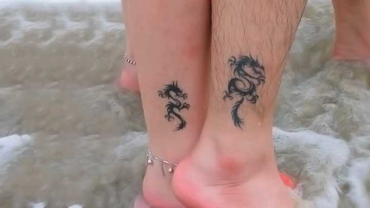 tattoos de dragones para parejas