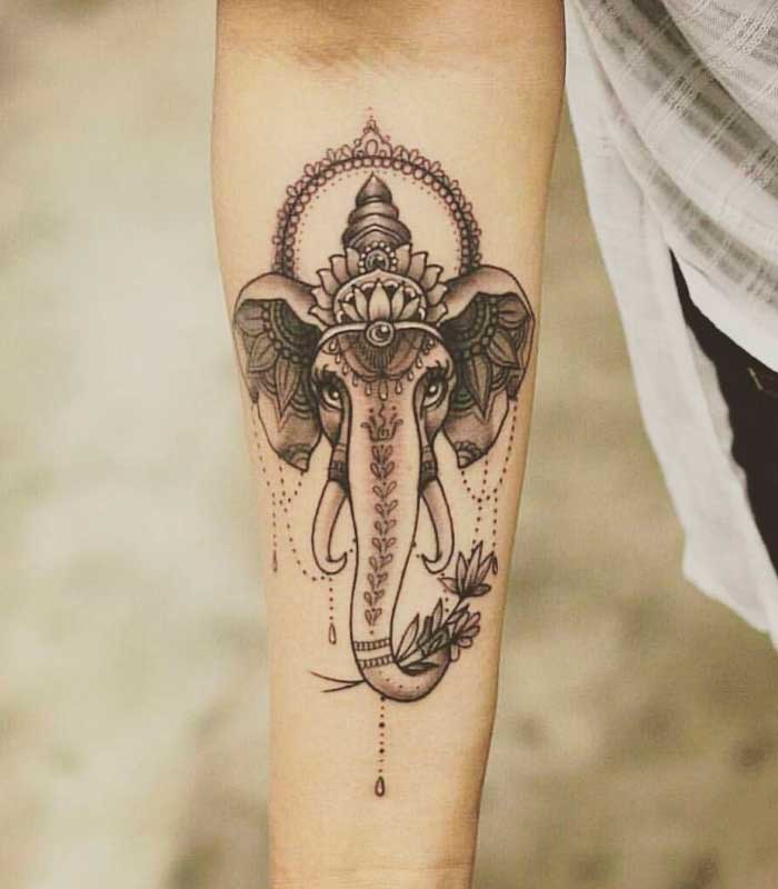 tattoos de elefantes budistas