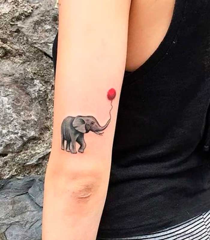 tattoos de elefantes para chicas