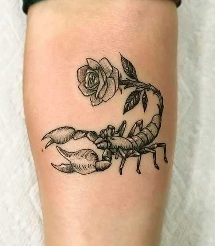 tattoos de escorpiones bonitos