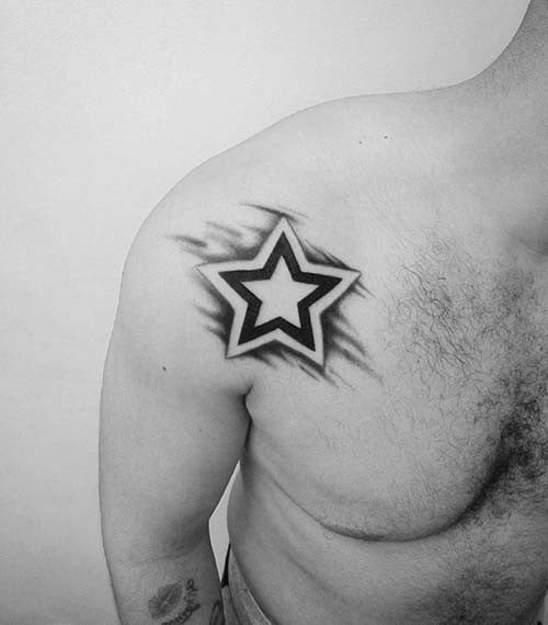 tattoos de estrellas para chicos