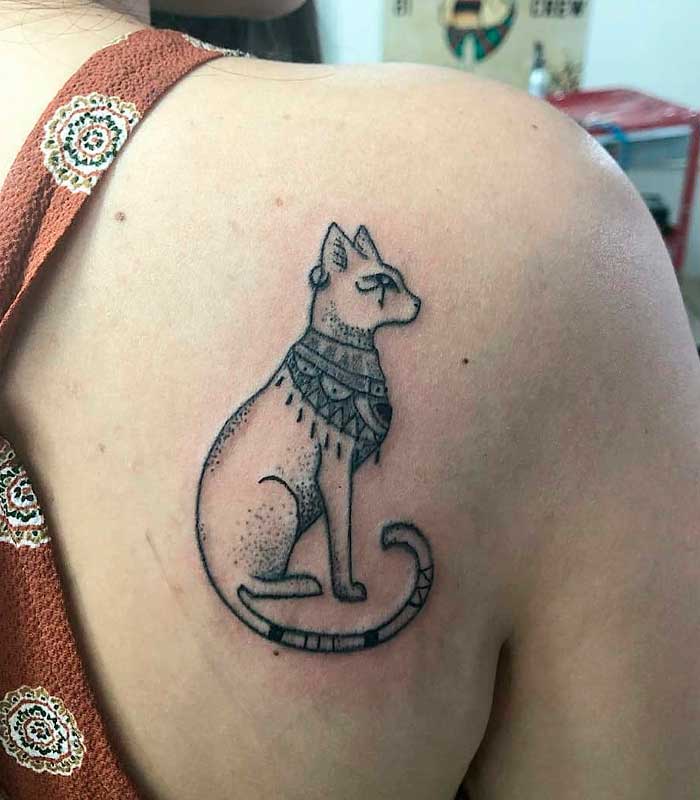 tattoos de gatos egipcios con significados