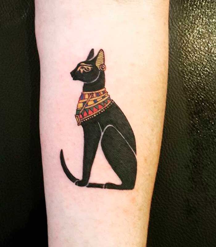 tattoos de gatos egipcios