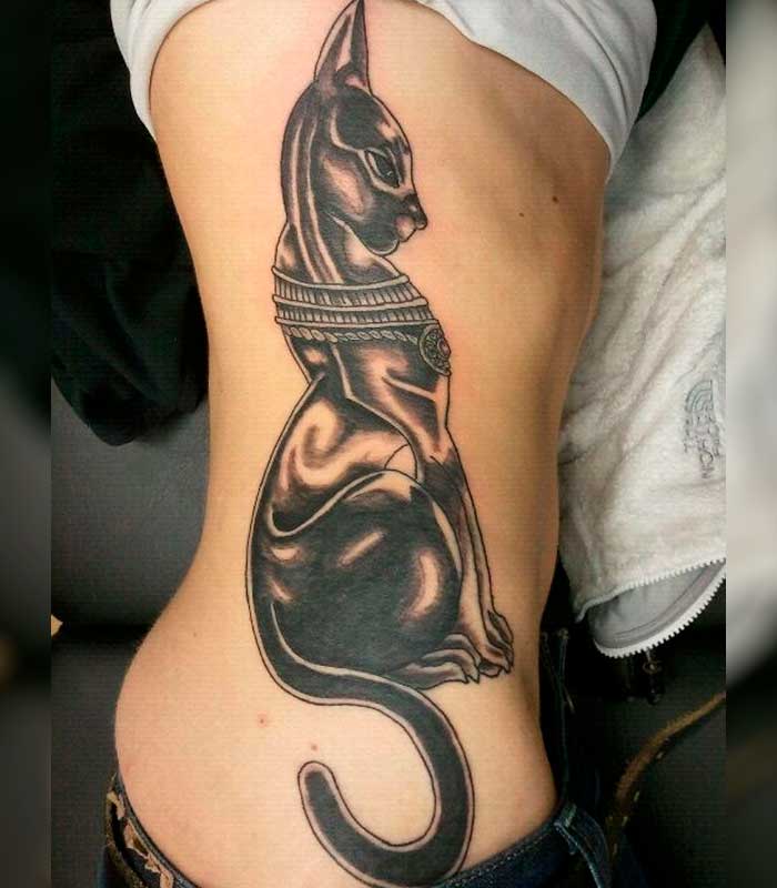 tattoos de gatos para chicas