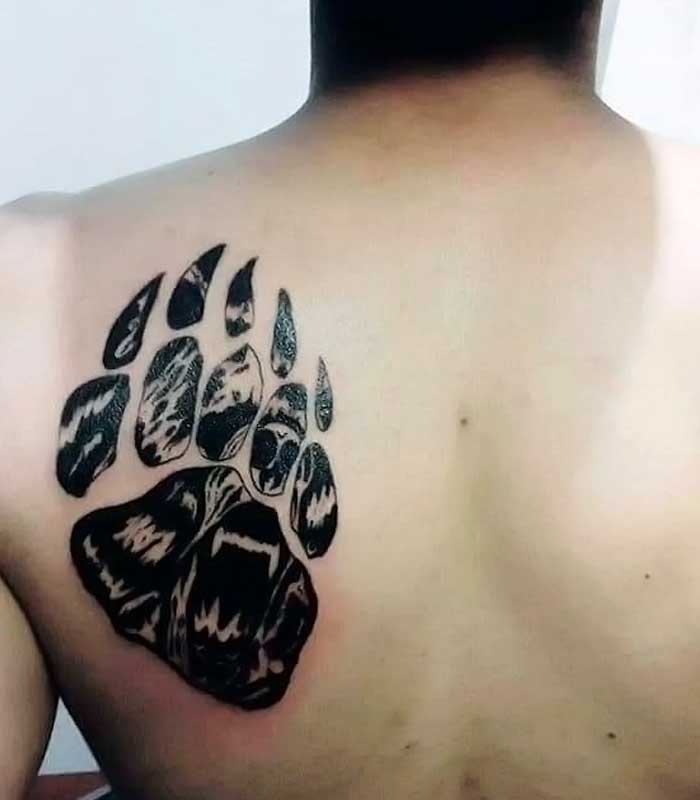 tattoos de huellas de osos