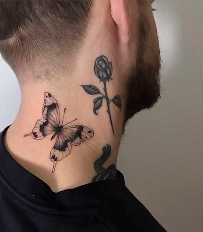 tattoos de mariposas para chicos