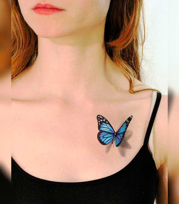 tattoos de mariposas para damas