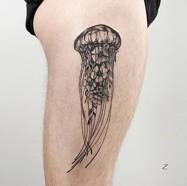tattoos de medusas para caballeros