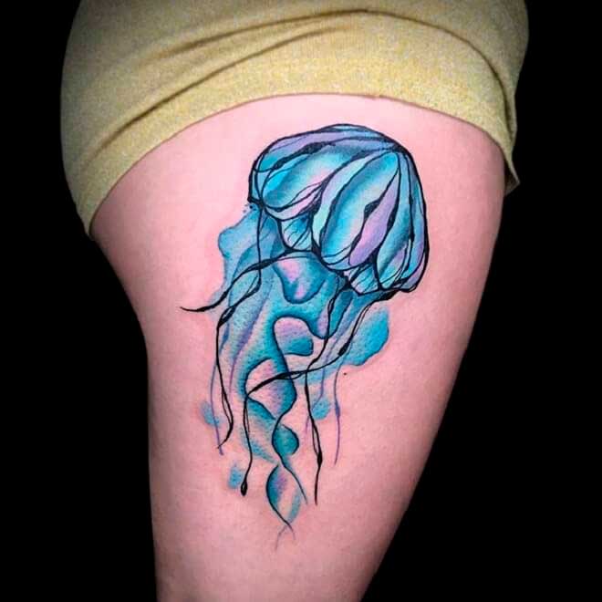 tattoos de medusas para mujeres