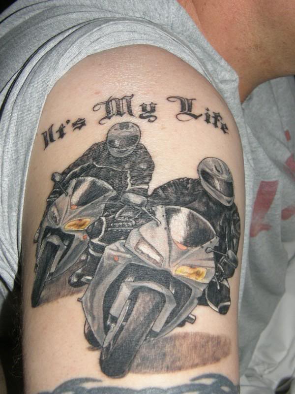 tattoos de motos deportivas