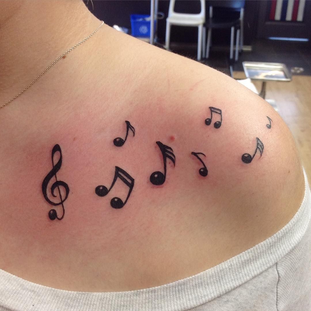 tattoos de musica para chicas