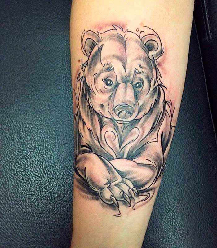 tattoos de osos para chicas