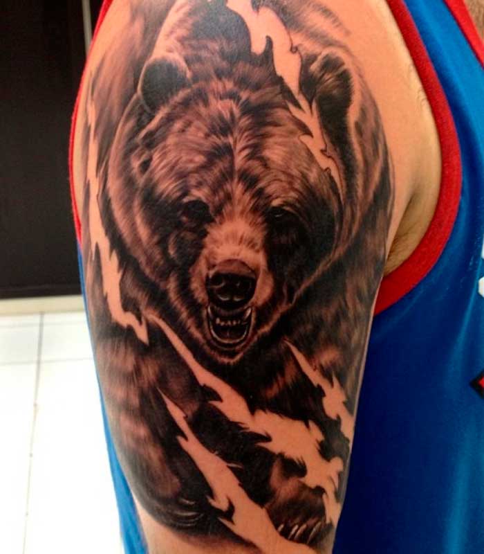 tattoos de osos para hombres