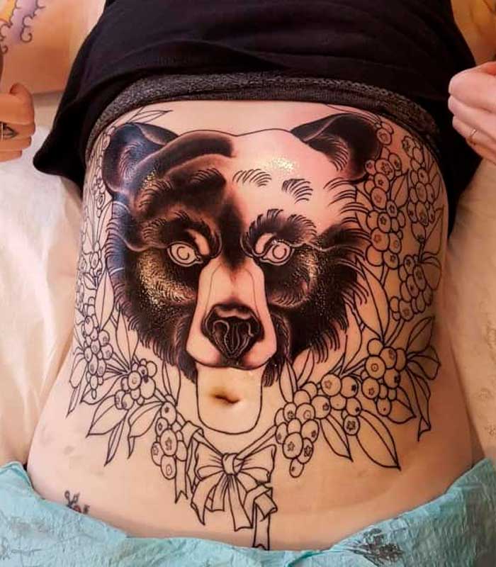 tattoos de osos para mujeres