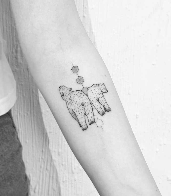 tattoos de osos para novios