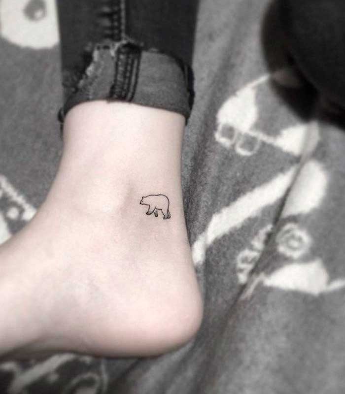 tattoos de osos pequenos