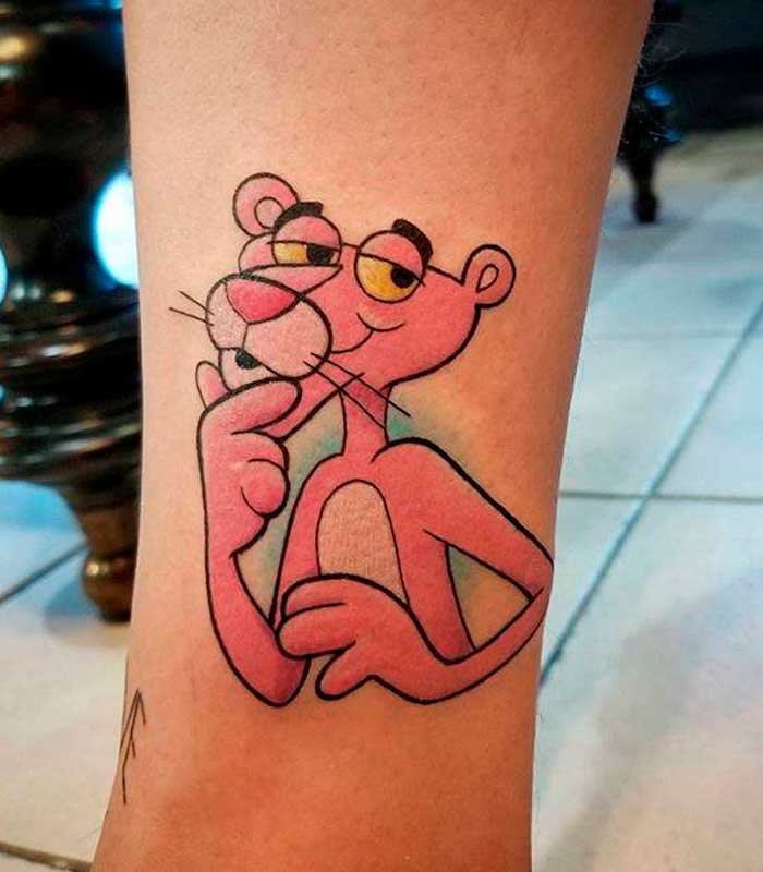 tattoos de pantera rosa
