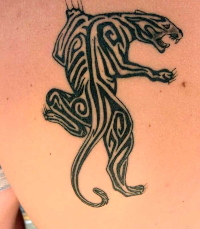 tattoos de panteras tribales