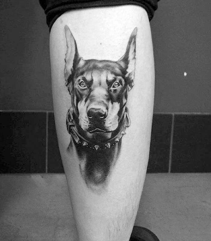 tattoos de perros doberman