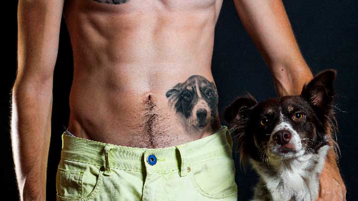 tattoos de perros para caballeros