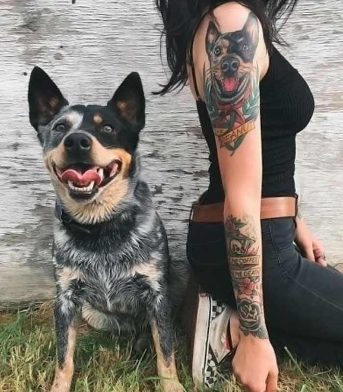 tattoos de perros para chicas