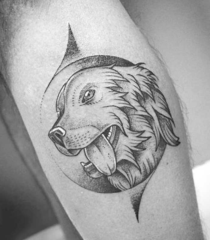 tattoos de perros para hombres