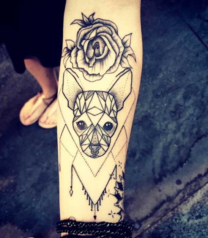 tattoos de perros para mujeres