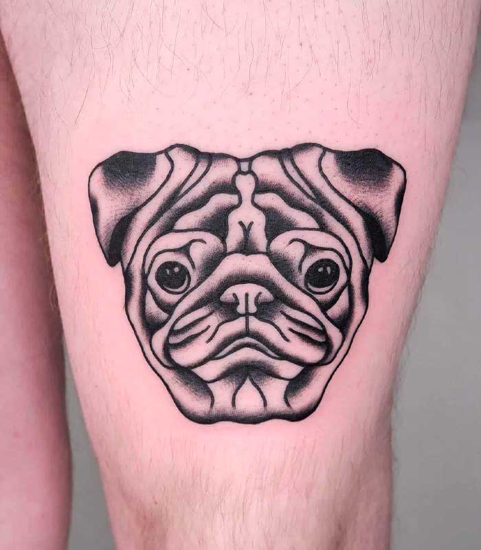 tattoos de perros pug