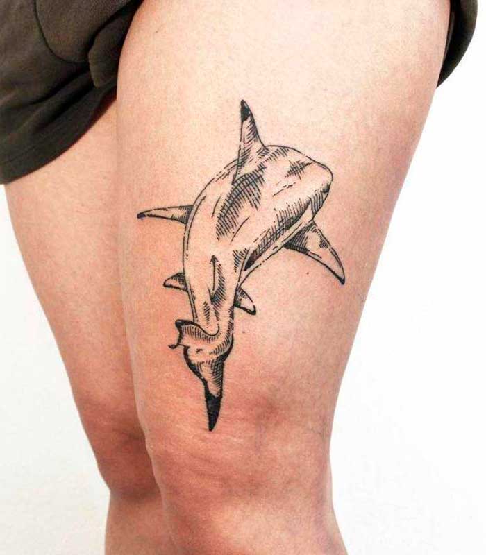 tattoos de tiburones para chicos