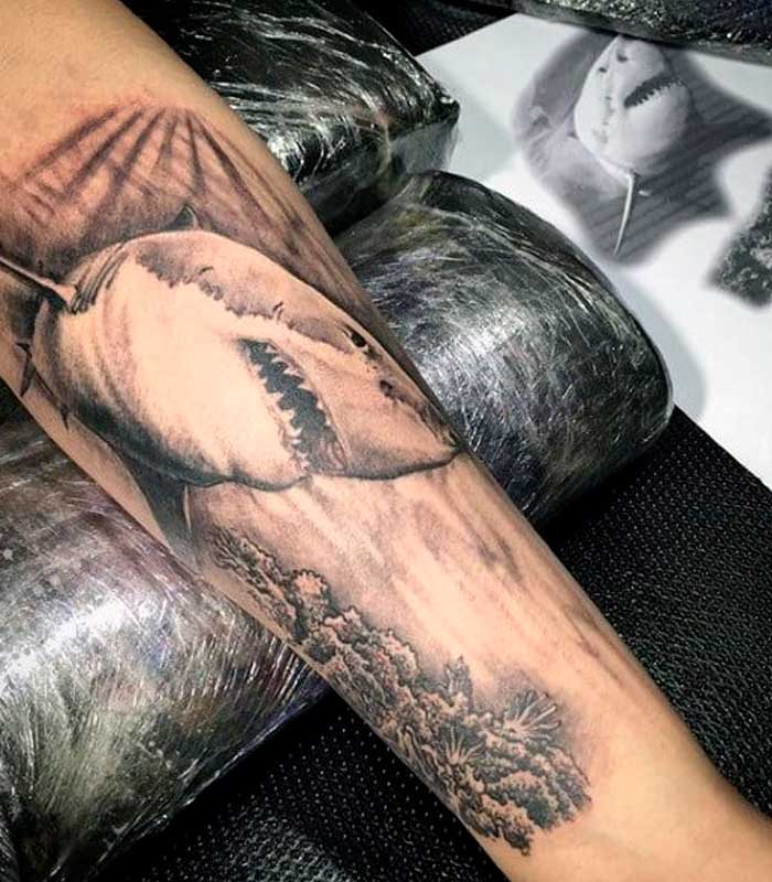 tattoos de tiburones para hombres