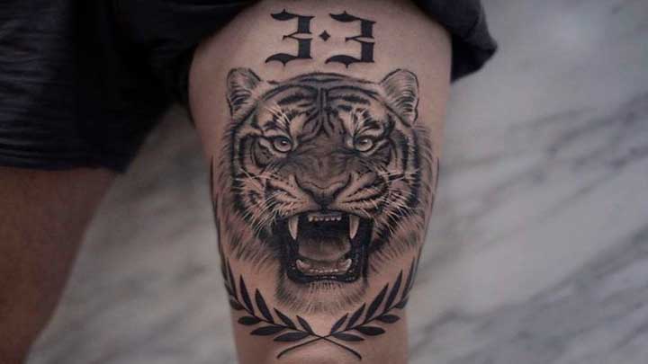tattoos de tigres para caballeros