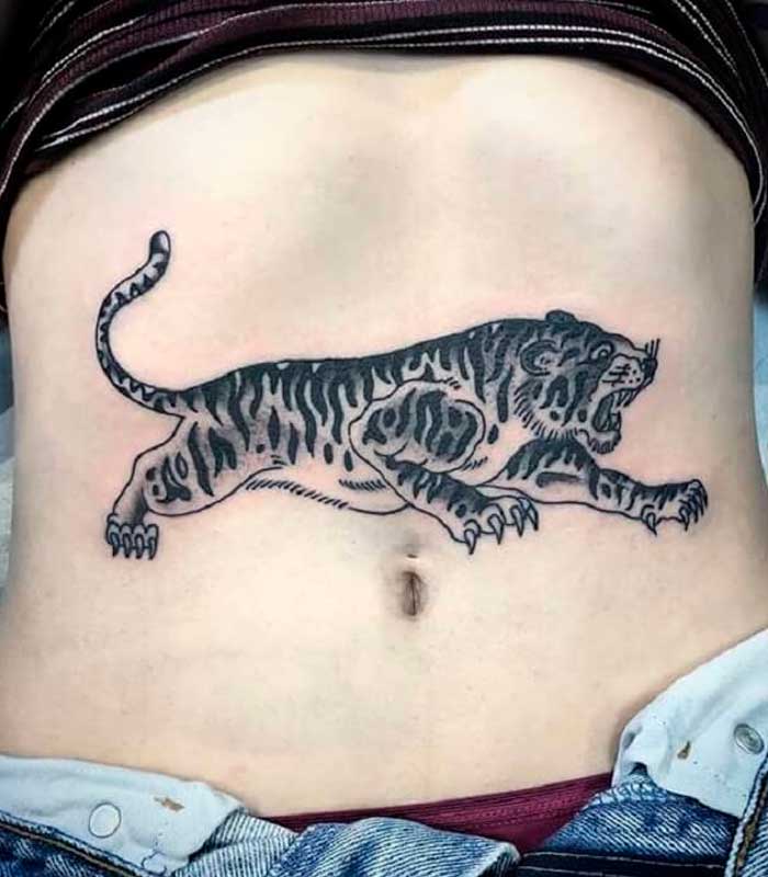 tattoos de tigres para damas