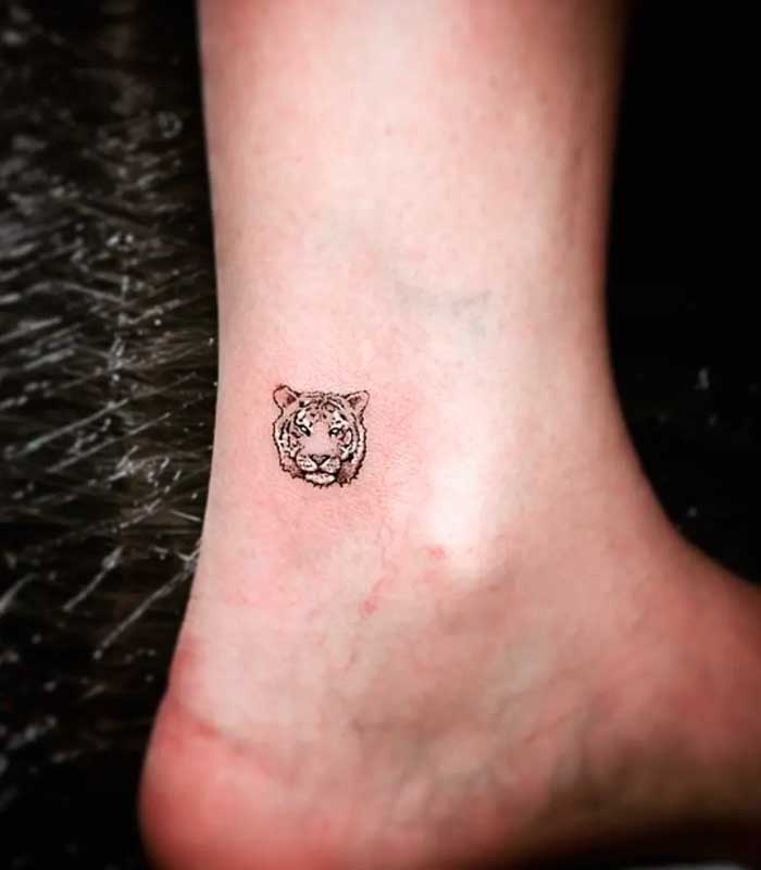 tattoos de tigres pequenos