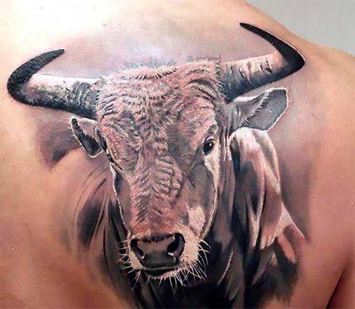 tattoos de toros para hombres