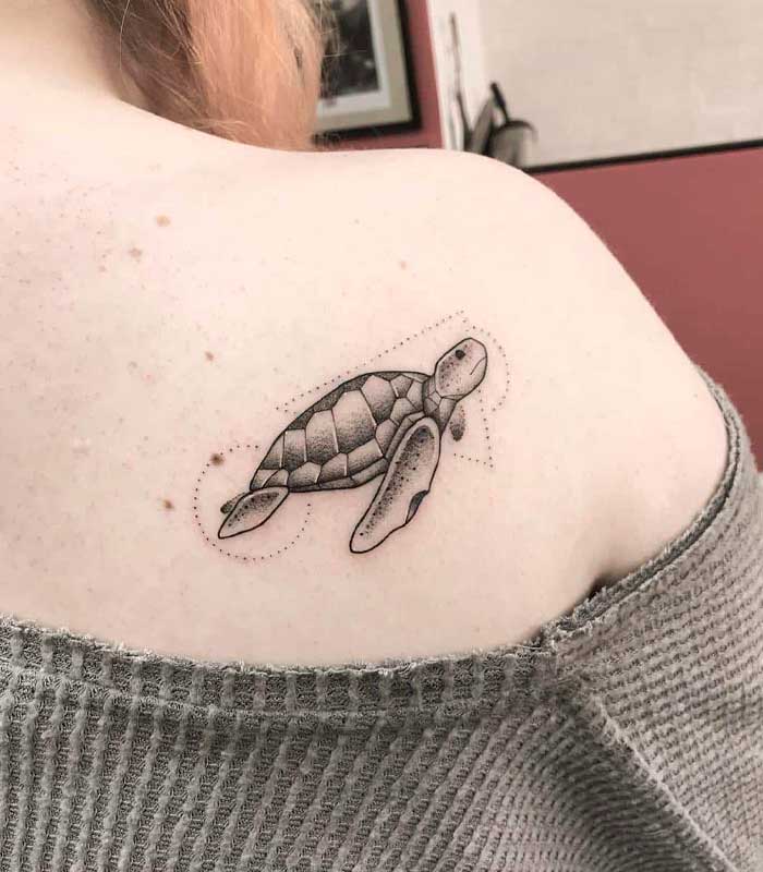 tattoos de tortugas de tierra y mar