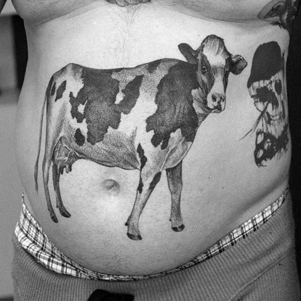 tattoos de vacas para chicos