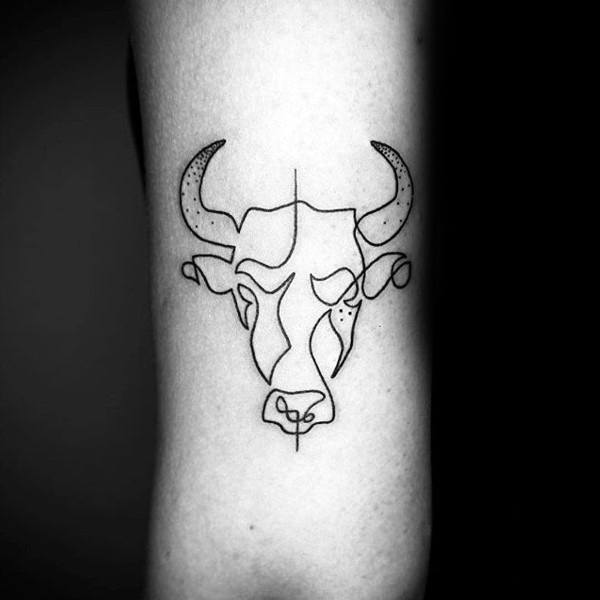tattoos de vacas para hombres