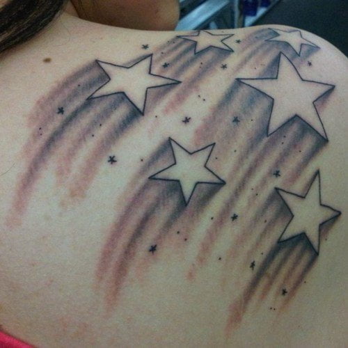 tattoos estrellas fugaces