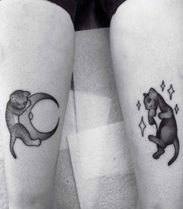 tattoos gatos novios