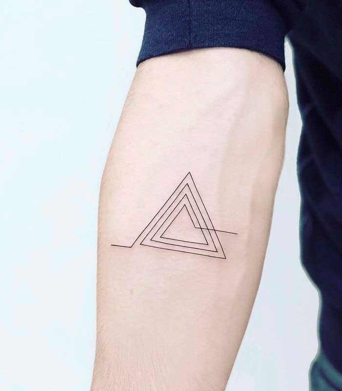 tattoos geometricos minimalistas