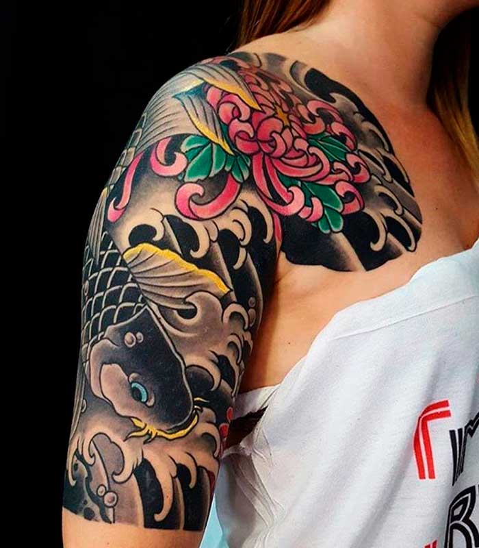 tattoos japoneses para damas
