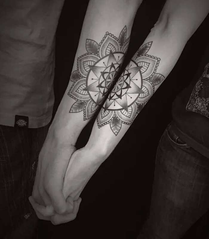 tattoos mandalas para parejas