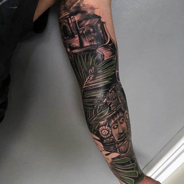 tattoos mayas y aztecas