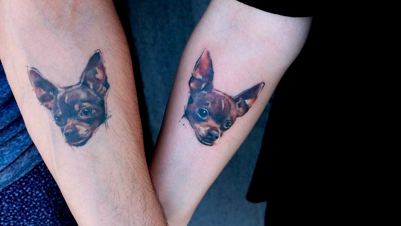 tattoos perros para enamorados