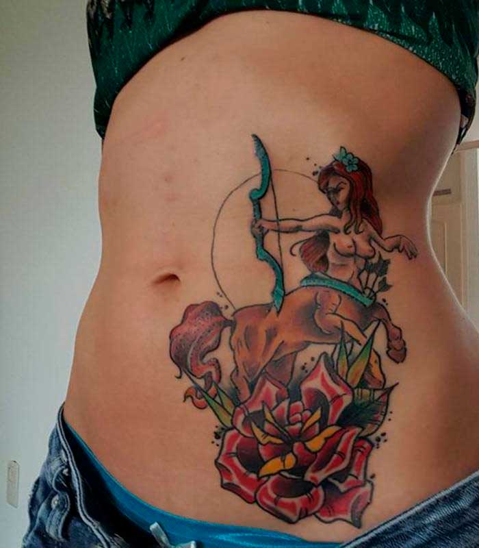tattoos sagitario para chicas