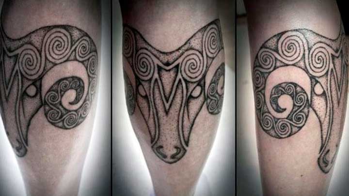 tattoos tribales aries